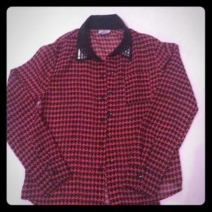 Little girl size medium dress blouse